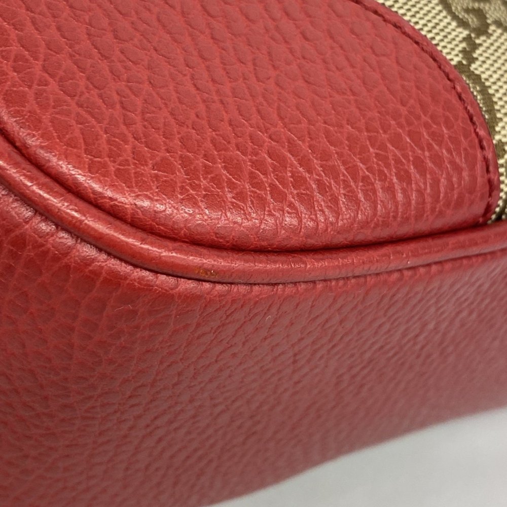 GUCCI Brown Canvas Shoulder Bag - Picture 8 of 12